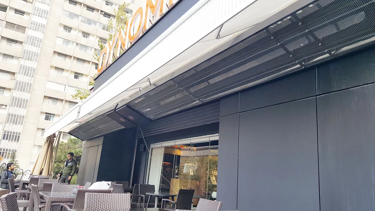 هیتر تابشی رستوران داینامیکو