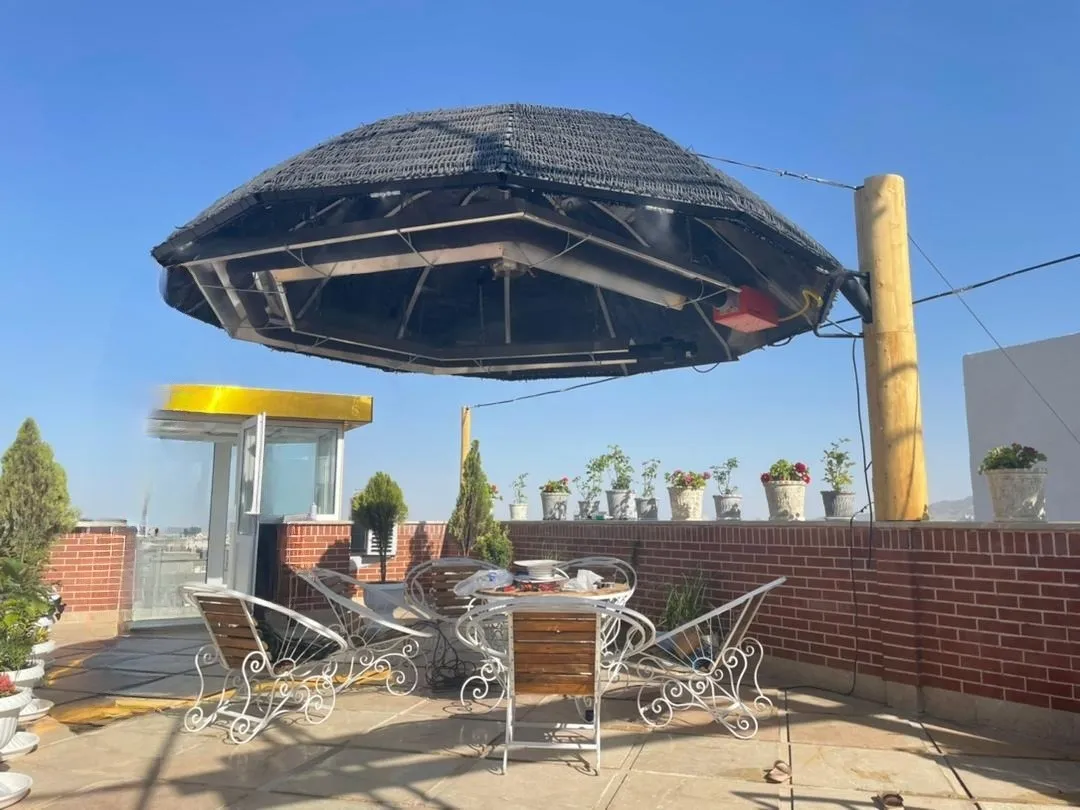 بخاری تابشی بالکن