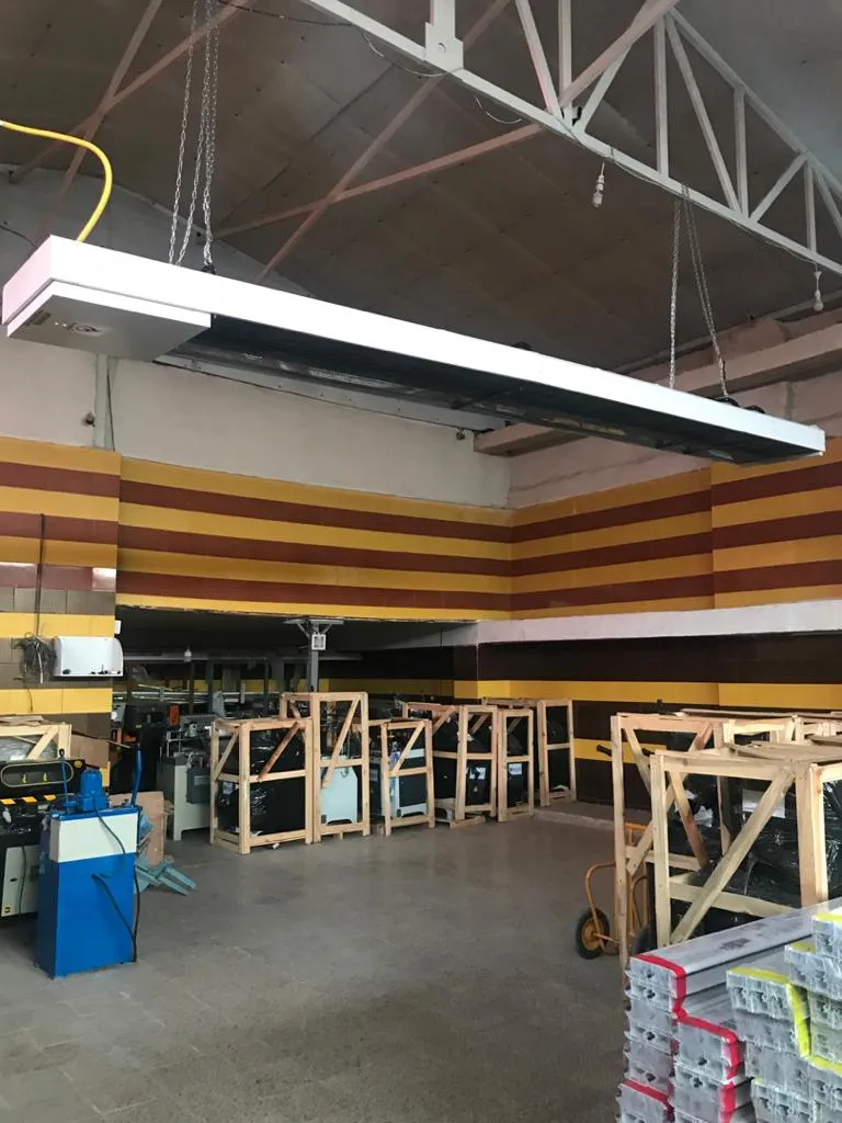 بخاری سقفی کارگاهی